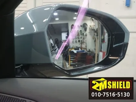 bmw 신형 5시리즈 g60 옆유리 반사 비침 현상 제거 실내 랩핑 / 부산 사상구