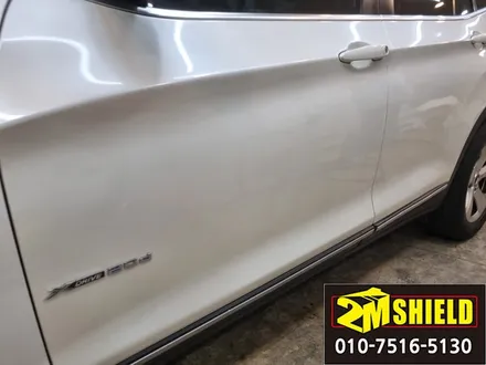 BMW X3 손상된 부분 랩핑 작업 및 디테일링 세차까지 / 부산 사상구