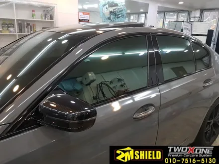 BMW 5시리즈 윈도우 크롬 죽이기 실내랩핑 작업 / 부산 사상구