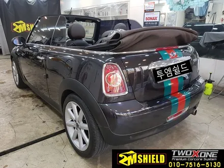 부산 bmw 미니 컨버터블 데칼 작업 레이싱 바이퍼라인 멋지게~ / 부산 사상구