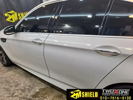 BMW M5 전체 랩핑 그린색상으로 화사하게~ / 부산 사상구