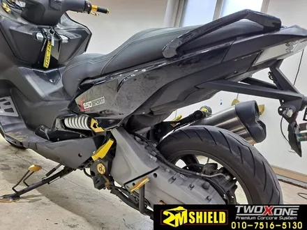 BMW C650 오토바이 전체 랩핑 사틴다크그레이로~ / 부산 사상구