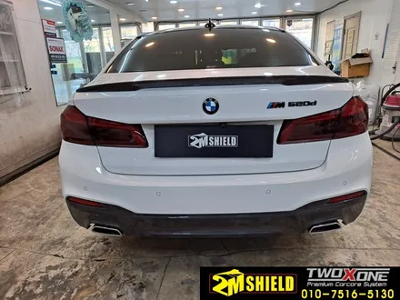 BMW 5시리즈 테일램프 라이트 필름 시공하기 / 부산 사상구