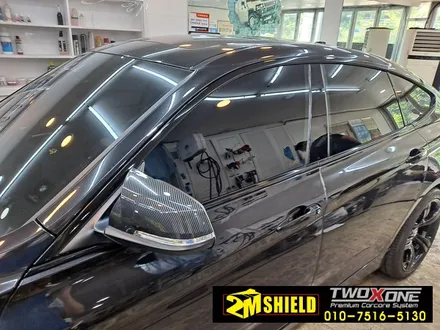 BMW 3시리즈 크롬물때 제거용 크롬죽이기 랩핑 / 부산 사상구