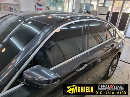BMW 5시리즈 그릴 윈도우 몰딩 크롬죽이기 랩핑 / 부산 사상구