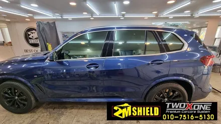 BMW X5 크롬죽이기 랩핑 소소한 교체 / 부산 사상구