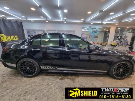 벤츠 C클래스 C63AMG 사이드 데칼 작업 / 부산 사상구