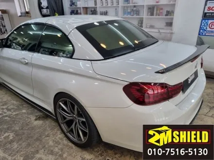 BMW 4시리즈 M4 컨버터블 전체 랩핑 에이버리 사틴카키그린 / 부산 사상구