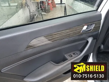 쏘나타 실내랩핑 우드 트림을 매트릭스 블랙으로 바꾸기 / 부산 사상구