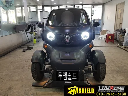 부산 트위지 랩핑 - 카울 사틴 블랙으로 / 부산 사상구
