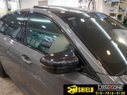 BMW 5시리즈 윈도우 크롬 죽이기 실내랩핑 작업 / 부산 사상구