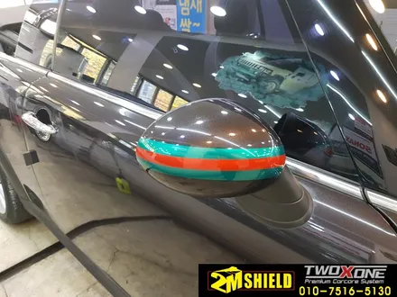 부산 bmw 미니 컨버터블 데칼 작업 레이싱 바이퍼라인 멋지게~ / 부산 사상구