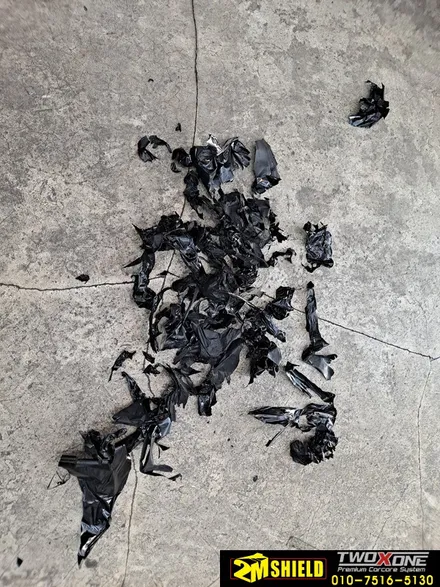 부산루프스킨 제거 작업 그랜저 TG 역대급 손상 / 부산 사상구
