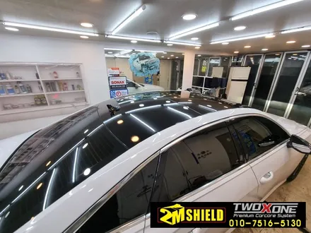 부산 아우디 a6 루프스킨 시공으로 루프 완성 / 부산 사상구