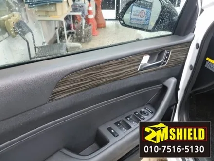쏘나타 실내랩핑 우드 트림을 매트릭스 블랙으로 바꾸기 / 부산 사상구