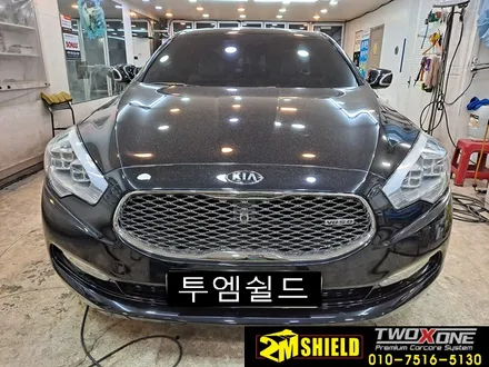 기아 k9 전체 랩핑 블랙에서 화이트로~ 풀랩핑 / 부산 사상구