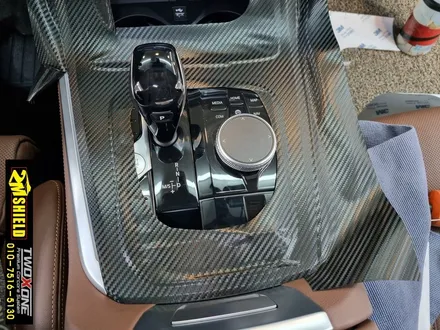 BMW X5 실내랩핑 우드를 카본으로 바꾸기 / 부산 사상구