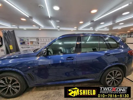 BMW X5 크롬죽이기 루프몰딩 윈도우크롬몰딩 사이드미러 랩핑 / 부산 사상구