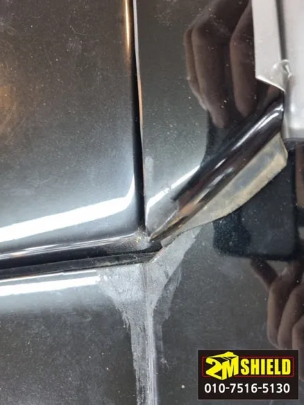 부산 레인지로버 듀오톤 투톤 랩핑제거하고 올블랙으로 / 부산 사상구