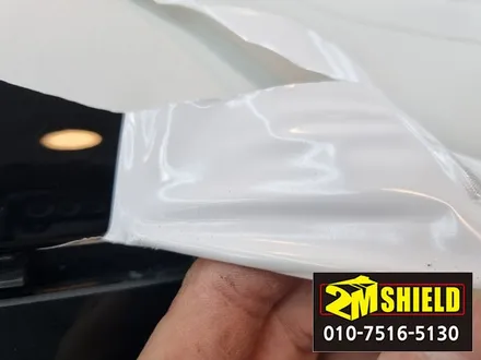 BMW 미니 쿠퍼 루프스킨 재시공 손상필름 제거포함 / 부산 사상구