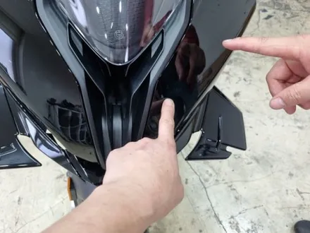 BMW S1000 오토바이 PPF필름 작업 돌빵 예방했어요. / 부산 사상구