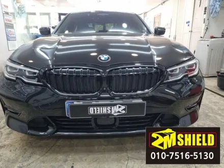 크롬죽이기 랩핑 단골 차종 bmw 3시리즈 그릴은 교체 / 부산 사상구