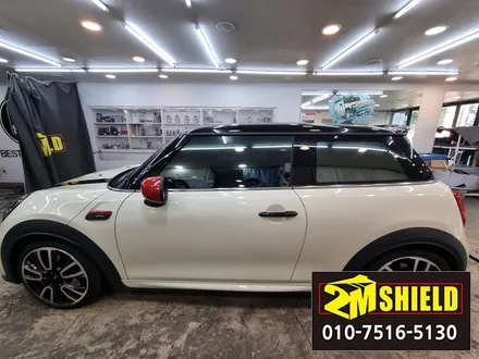 BMW 미니 쿠퍼 JCW 루프스킨으로 두껑 색깔바꾸기 랩핑 / 부산 사상구