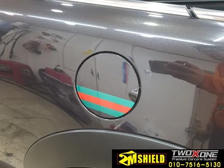 부산 bmw 미니 컨버터블 데칼 작업 레이싱 바이퍼라인 멋지게~ / 부산 사상구