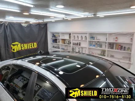 BMW 5시리즈 F바디 루프스킨 크롬죽이기 디퓨저 랩핑 / 부산 사상구