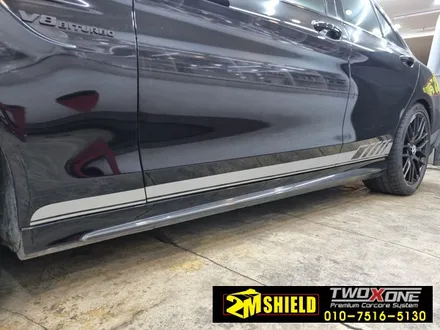 벤츠 C클래스 C63AMG 사이드 데칼 작업 / 부산 사상구