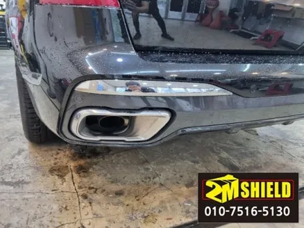 BMW X7 차량 전체 크롬죽이기 랩핑 작업 완전 블랙으로 / 부산 사상구