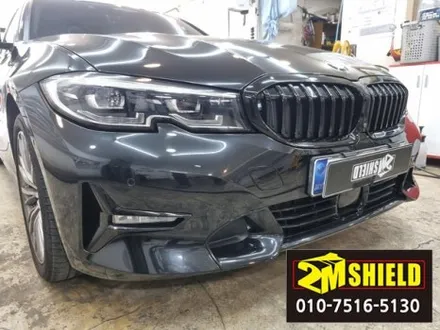 크롬죽이기 랩핑 단골 차종 bmw 3시리즈 그릴은 교체 / 부산 사상구