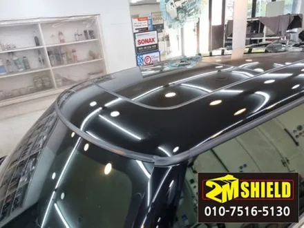 BMW 미니 쿠퍼 JCW 루프스킨으로 두껑 색깔바꾸기 랩핑 / 부산 사상구