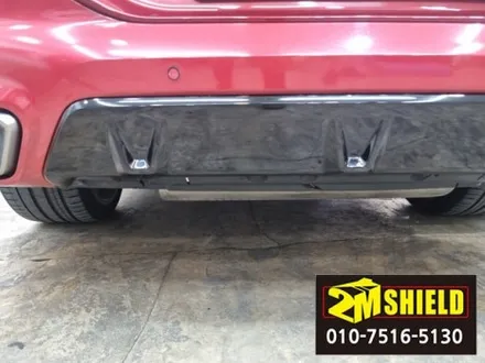 BMW X6 범퍼 하단과 디퓨저 색상교체 랩핑입니다. / 부산 사상구