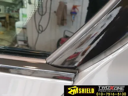 BMW 5시리즈 윈도우 크롬 죽이기 실내랩핑 작업 / 부산 사상구