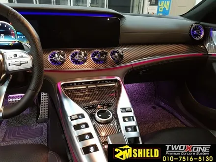 벤츠 AMG GT 실내 카본 랩핑 3M 필름 부산 / 부산 사상구