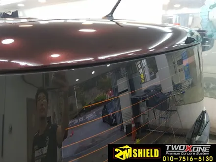 와인색상 투톤 랩핑으로 레이를 꾸몄어요 / 부산 사상구