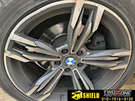 BMW 5시리즈 랩핑차량 디테일 세차 미백세차 / 부산 사상구