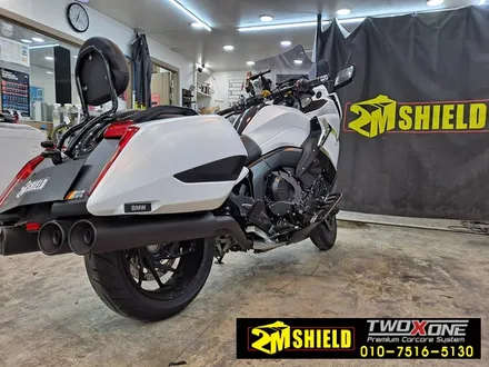 BMW K1600 오토바이 무광 화이트로 전체 랩핑했어요. / 부산 사상구