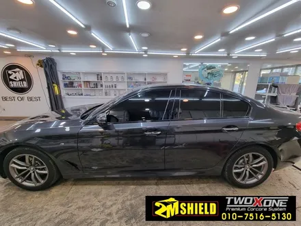 BMW 5시리즈 그릴 윈도우 몰딩 크롬죽이기 랩핑 / 부산 사상구