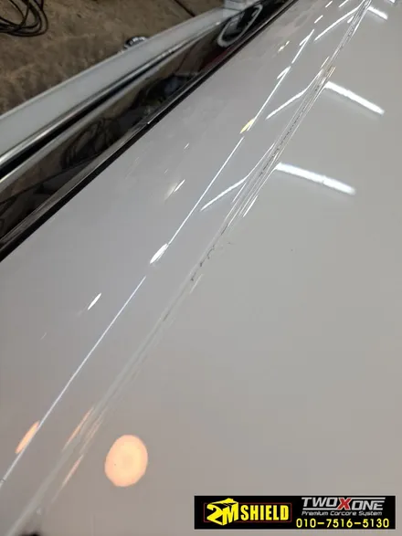 아우디 a7 루프스킨 제거하기 랩핑 수명 한계점 / 부산 사상구