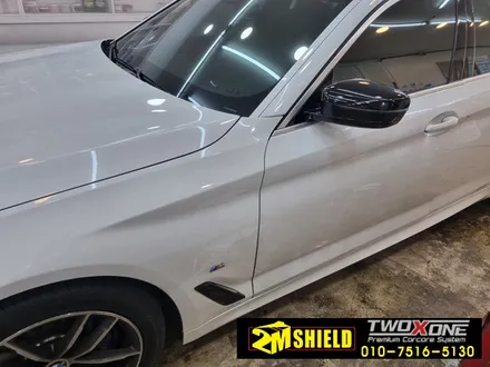 BMW 5시리즈 G30 사이드미러 휀더 가니쉬 랩핑 / 부산 사상구