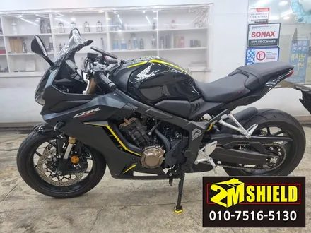 혼다 CBR 650R 오토바이 부분 데칼 랩핑 작업 / 부산 사상구