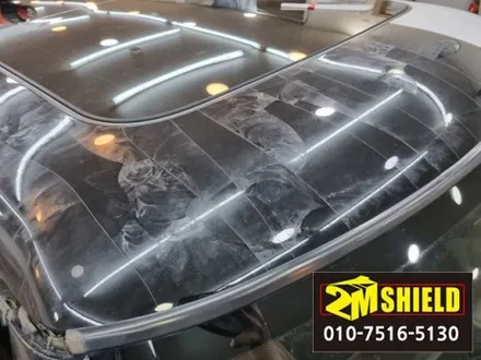 BMW 미니 쿠퍼 루프스킨 재시공 손상필름 제거포함 / 부산 사상구