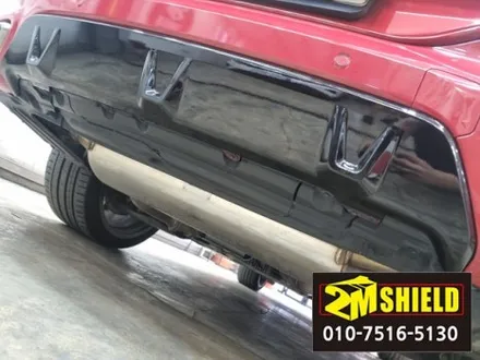 BMW X6 범퍼 하단과 디퓨저 색상교체 랩핑입니다. / 부산 사상구