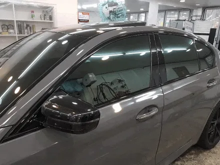 BMW 5시리즈 윈도우 크롬 죽이기 실내랩핑 작업 / 부산 사상구