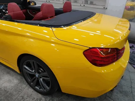 BMW 4시리즈 컨버터블 노랑이로 전체 랩핑하기 / 부산 사상구