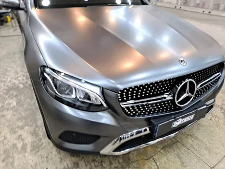 벤츠 GLC 전체 랩핑 사틴다크그레이 변신 / 부산 사상구