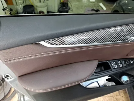 BMW X5 실내 우드를 입체 카본 필름으로 실내 랩핑 / 부산 사상구