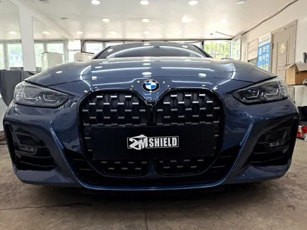 BMW 4시리즈 쿠페 그릴 블랙 바꾸기 크롬죽이기랩핑 / 부산 사상구